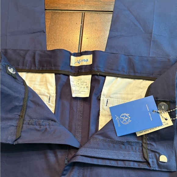 Boys Navy Alona Dress Pants size 18 - Picture 2 of 6